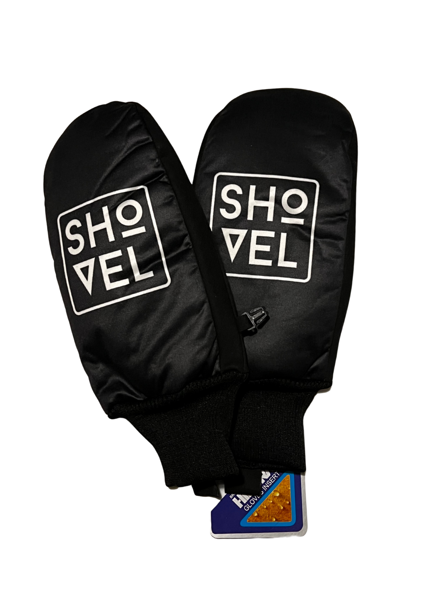 Shovel Black logo mitts