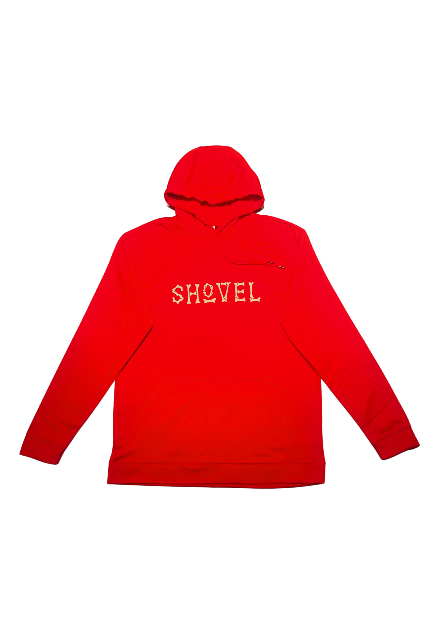 Bone shovel riding hoodie