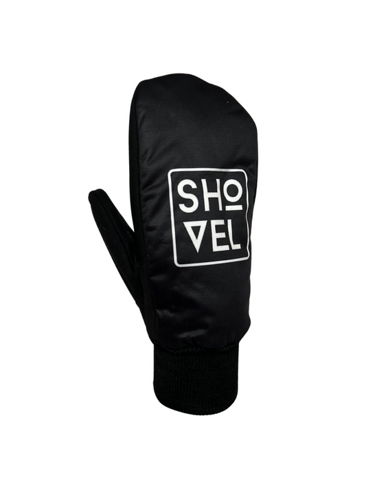 Premium waterproof and breathable ski and snowboard mitts by Shovel Snowsports, available in youth and adult sizes. Perfect for skiers, snowboarders, and outdoor enthusiasts