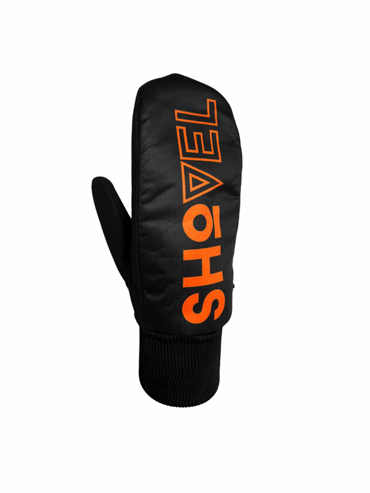 Premium waterproof and breathable ski and snowboard mitts by Shovel Snowsports, available in youth and adult sizes. Perfect for skiers, snowboarders, and outdoor enthusiasts