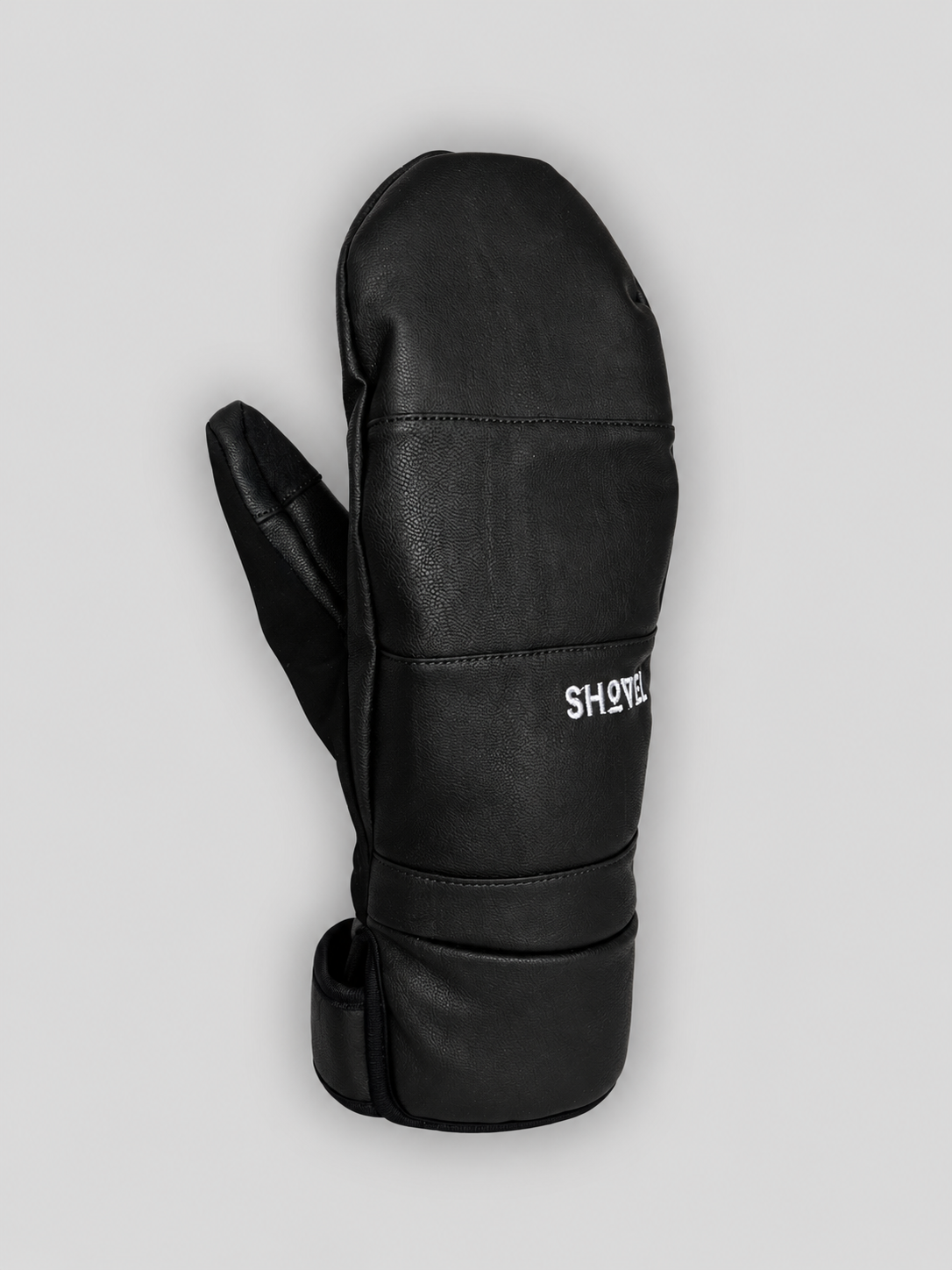 Premium Black Leather Gloves by Shovel Snowsports